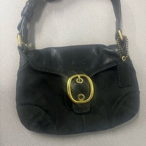 Coach Black Shoulder Bag